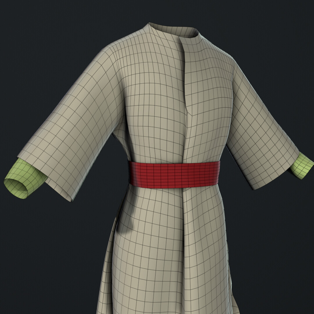 Low-poly mesh generated by the HDA