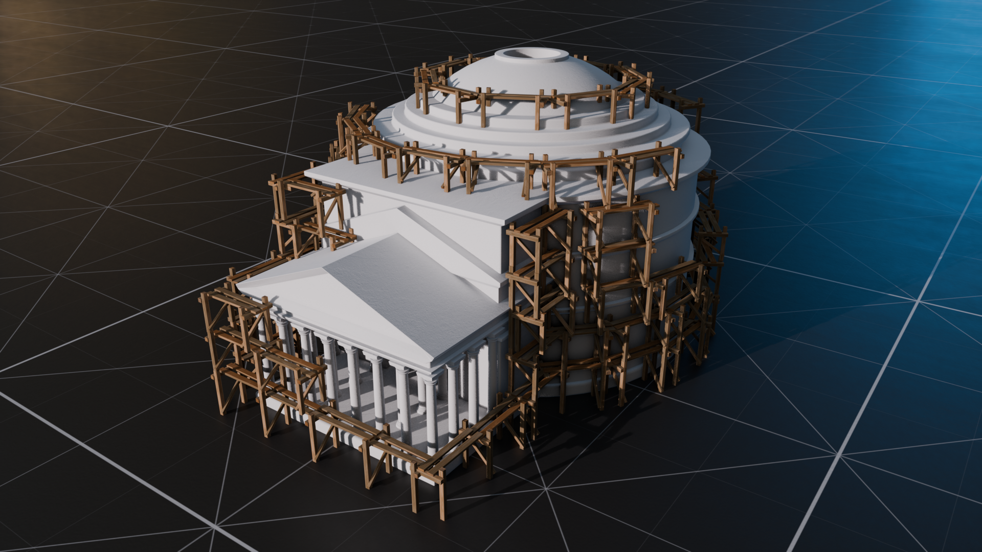 Example of generated scaffolding